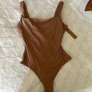 Skims Tan Body suit
